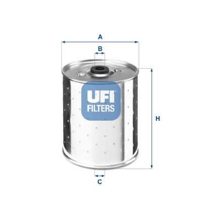 UFI Ölfilter 2001200 Filtereinsatz 111mm für Fiat Iveco