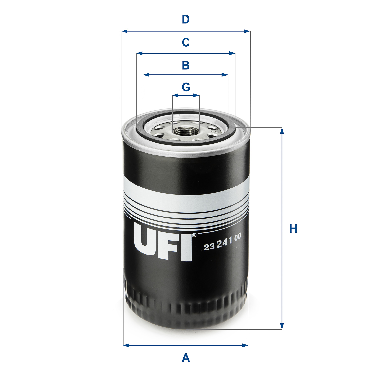 Ölfilter Anschraubfilter 23.241.00 UFI für PORSCHE RENAULT TRUCKS FENDT - Bild 4