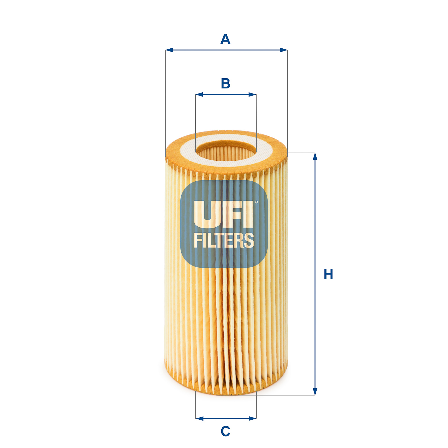 Ufi Ölfilter 2500100 Filtereinsatz 116Mm Für Bmw Rover Land
