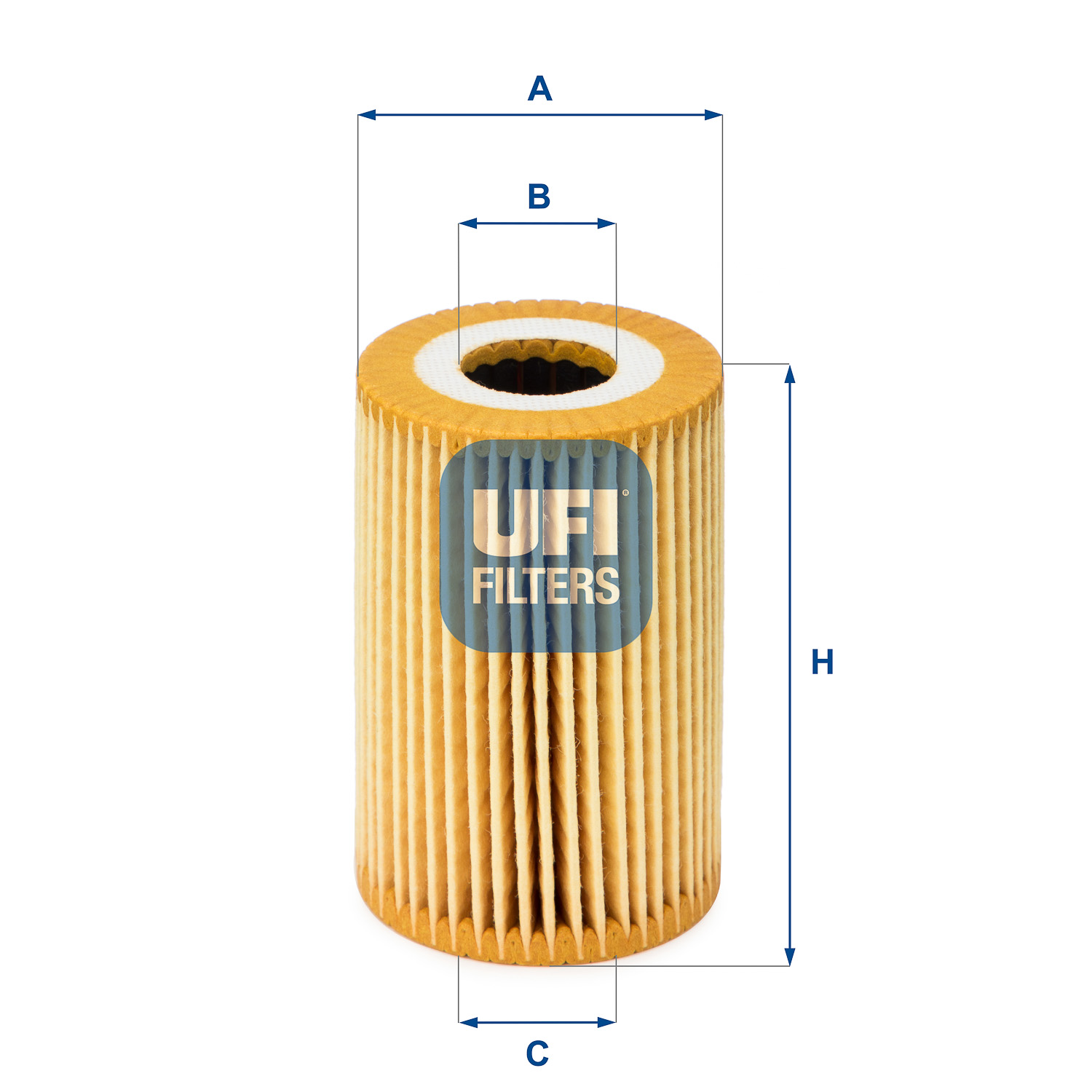 Ufi Ölfilter 2501400 Filtereinsatz 77Mm Für Mercedes