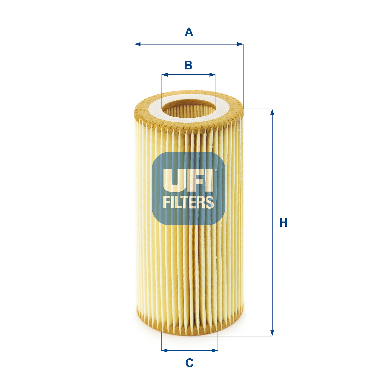 Ufi Ölfilter 25.040.00 Filtereinsatz 125Mm Für Vag