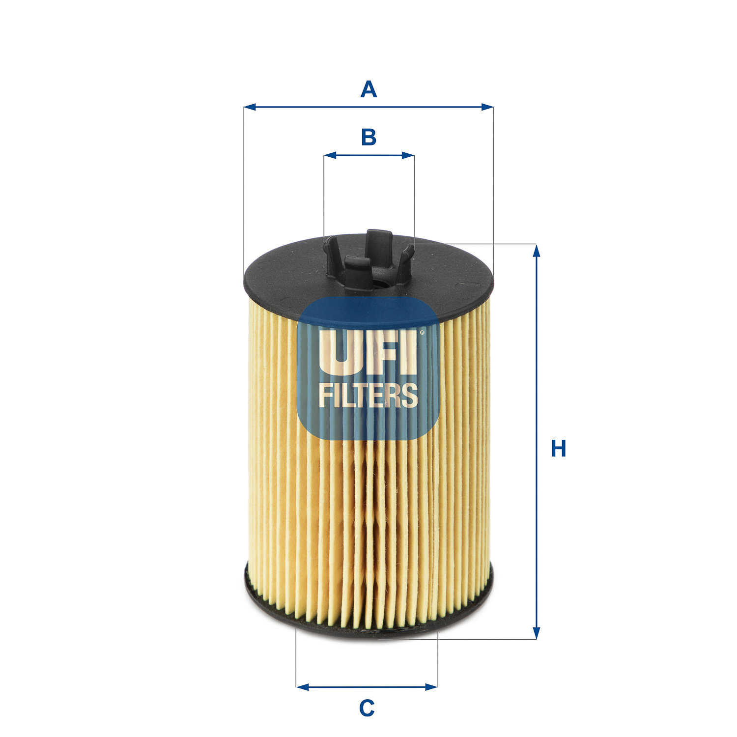 Ufi Ölfilter 2506300 Filtereinsatz 90Mm Für Mercedes