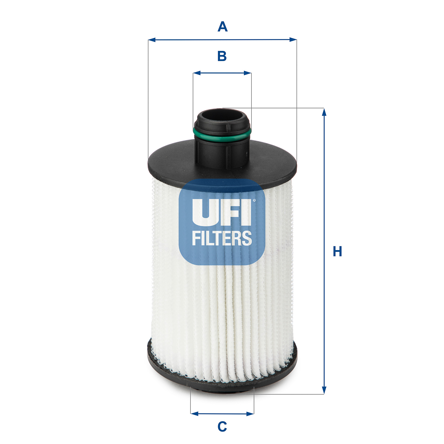 UFI Ölfilter 2508800 Filtereinsatz 126mm für Opel GM