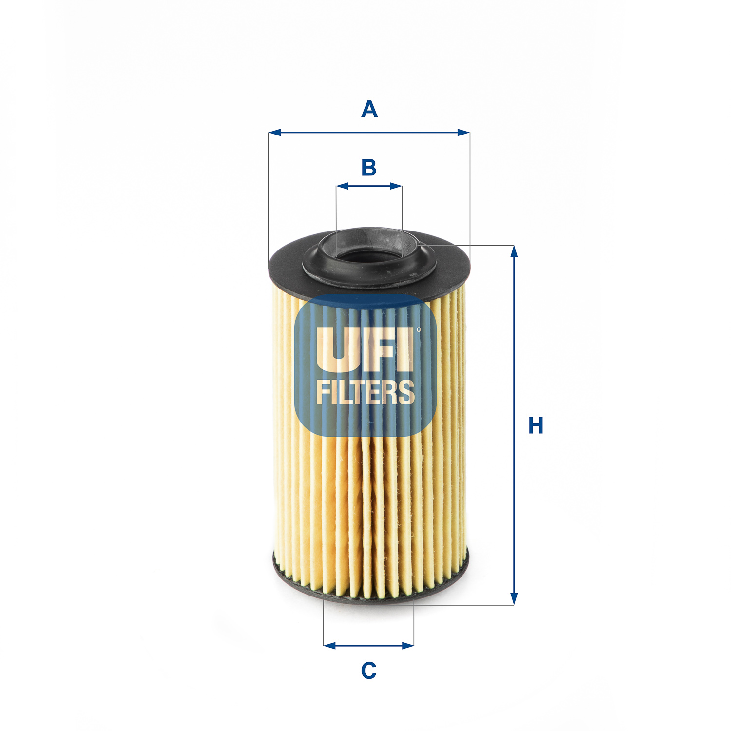 UFI Ölfilter 2516300 Filtereinsatz 98mm für Opel SAAB GM Fiat