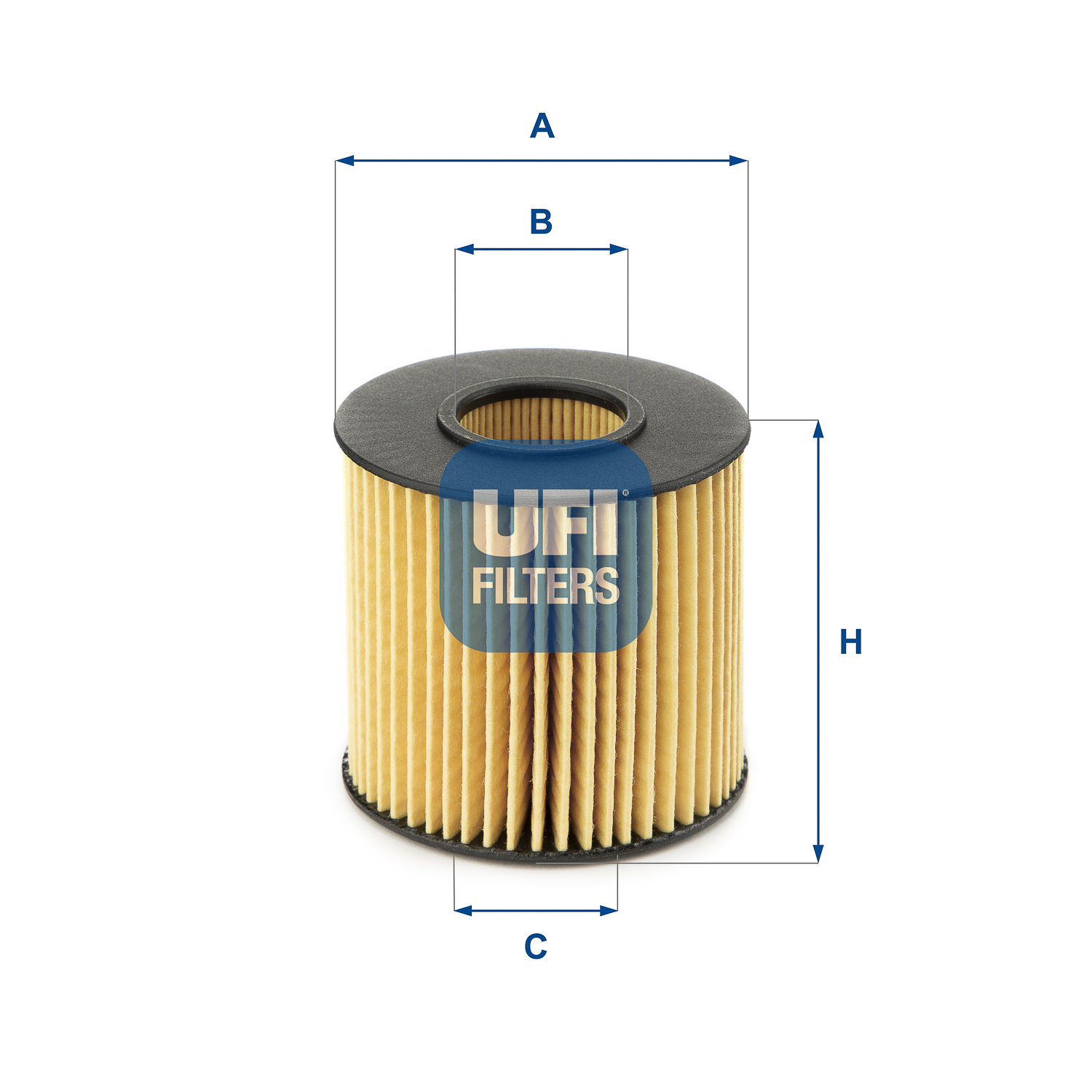 Ufi Ölfilter 2519600 Filtereinsatz 67Mm Für Toyota