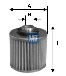 Ufi 2551400 55Mm Für Aprilia Mz