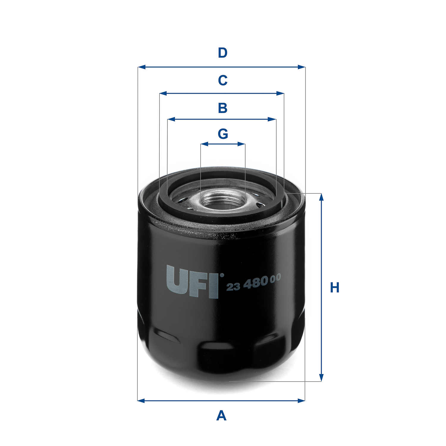 UFI 2348000 96mm für Iveco