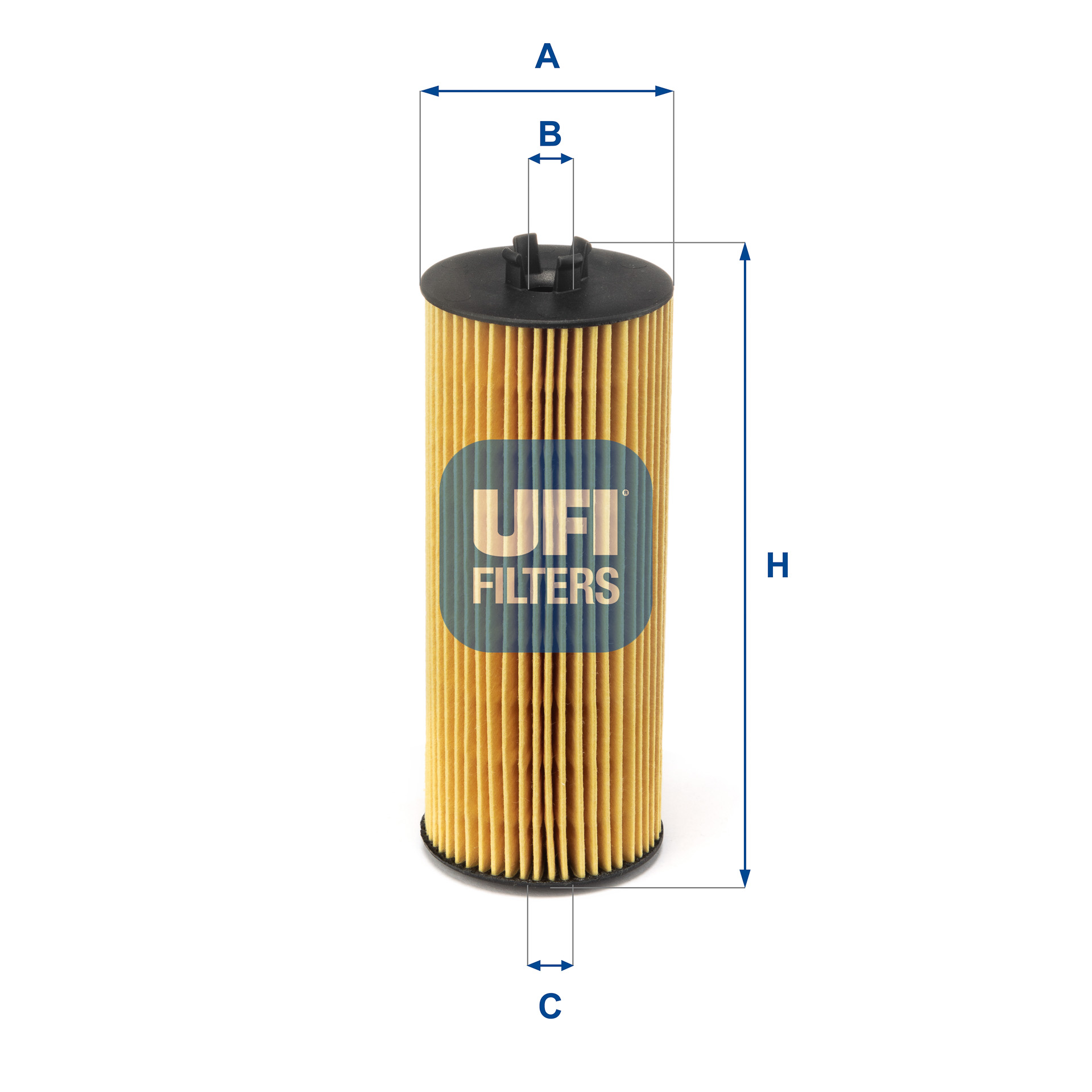 UFI Ölfilter 2520400 Filtereinsatz 147mm für Mercedes