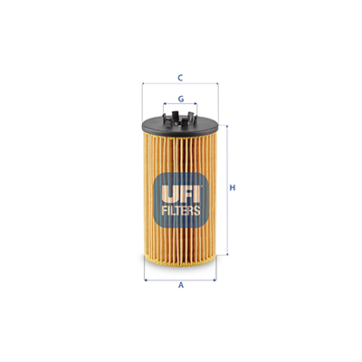 UFI Ölfilter 2525700 Filtereinsatz 146mm für VAG