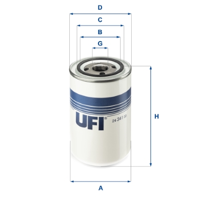 UFI 2434100 93mm