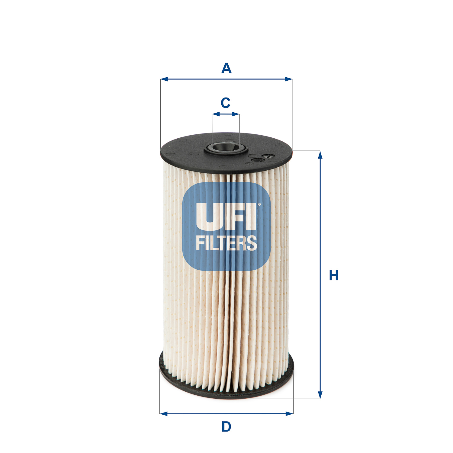 UFI Kraftstofffilter 26.007.00 Filtereinsatz 137mm für VAG - Bild 6