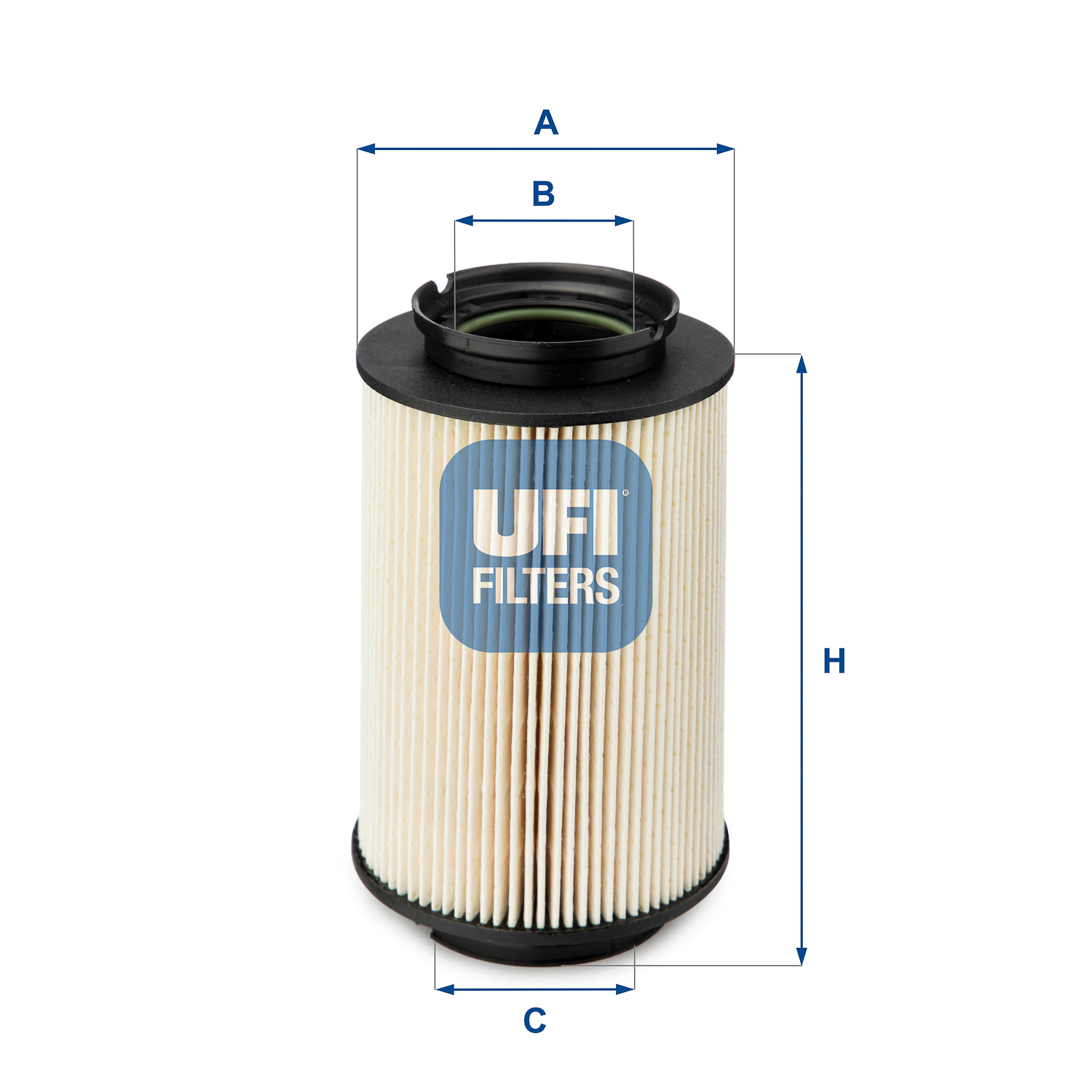 UFI Kraftstofffilter 2601400 Filtereinsatz 142mm für VAG
