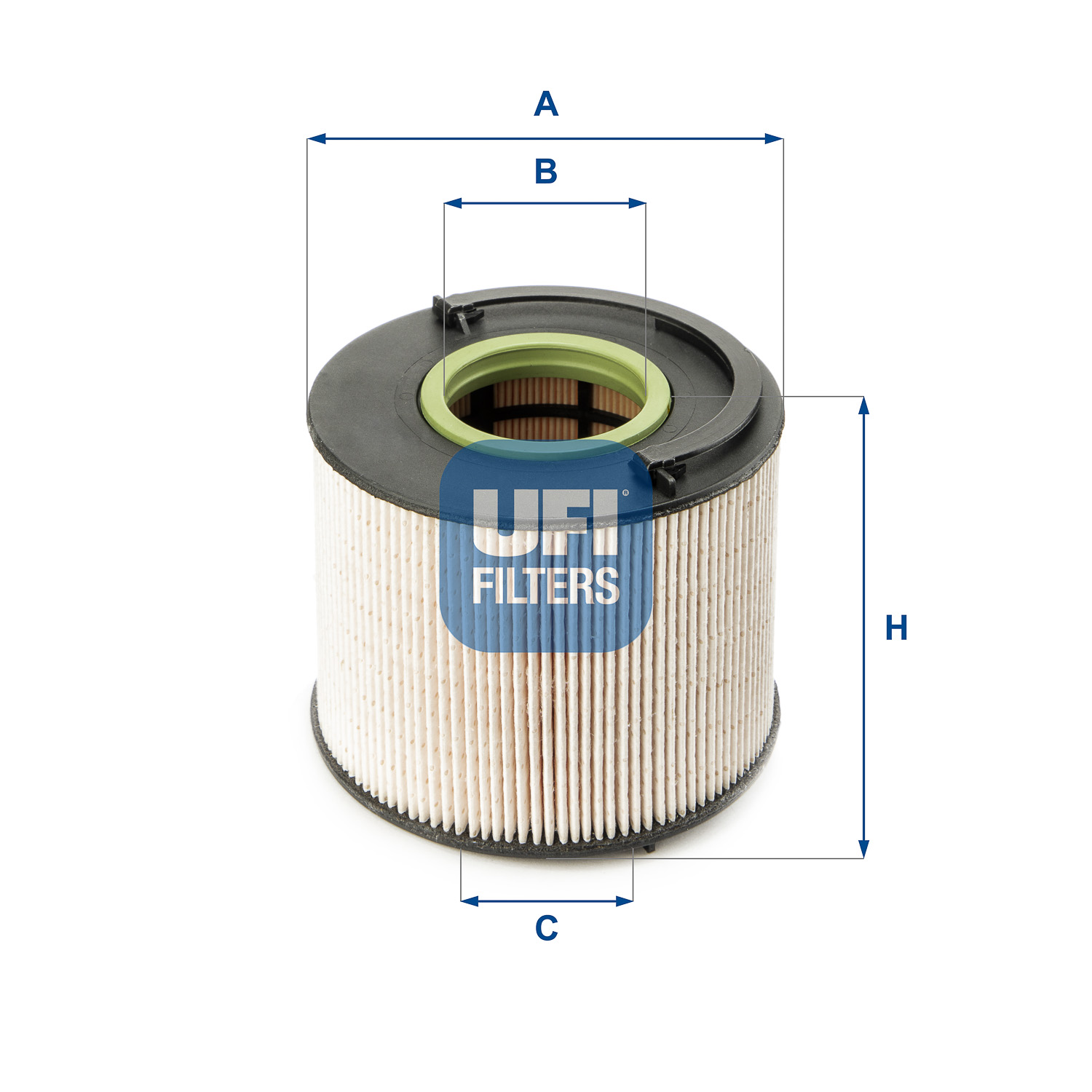 Ufi Kraftstofffilter 2601500 Filtereinsatz 85Mm Für Porsche Vag