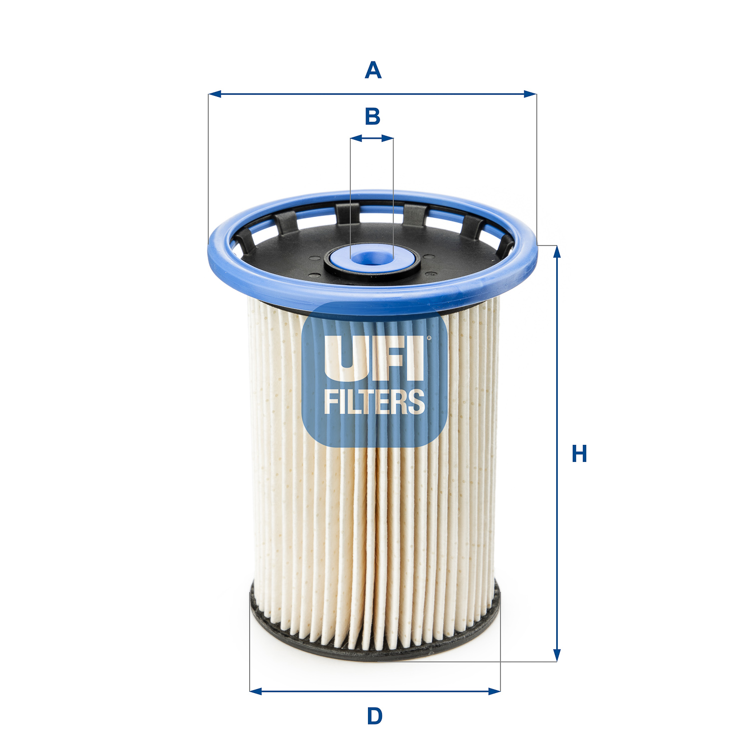 Ufi Kraftstofffilter 2602500 Filtereinsatz 123Mm Für Porsche Vag
