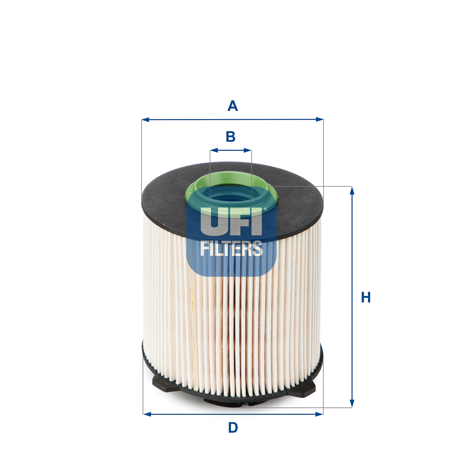 Ufi Kraftstofffilter 2605800 Filtereinsatz 91Mm Für Opel Gm