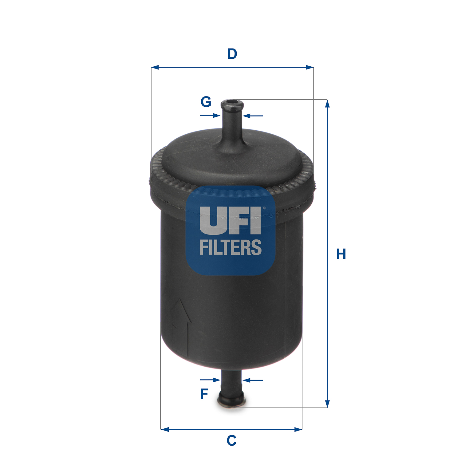 Ufi Kraftstofffilter 3151200 Filtereinsatz 121Mm Für Innocenti Fiat