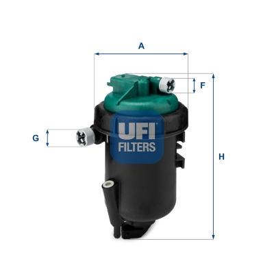 Oem Ufi 55.181.00 Ufi Kraftstofffilter - Bild 3