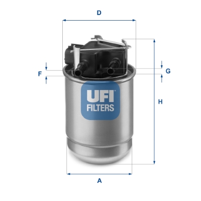 Oem Ufi 55.517.00 Ufi Kraftstofffilter - Bild 4