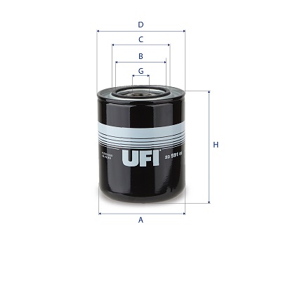 Ufi Ölfilter Größe 23 23.591.00 - Bild 4