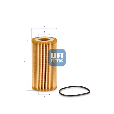 Ufi Ölfilter 2515300 Filtereinsatz 111Mm Für Vag Porsche