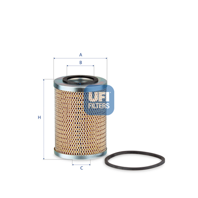 Ufi Ölfilter 2540901 Filtereinsatz 109Mm Für Rover Ford Talbot Gm Fiat Mercedes