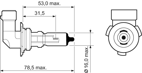 VALEO Glühlampe, Fernscheinwerfer 032015