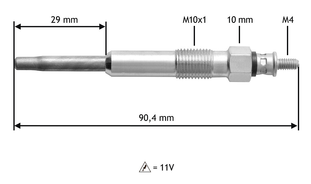 VALEO Glühkerze 345102 für Peugeot Citroën ROVER Fiat