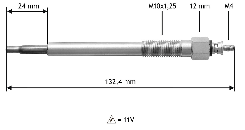 VALEO Glühkerze 345163 für Opel SAAB Vaughall RENAULT