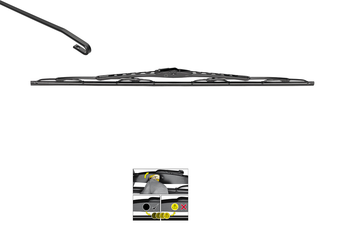 VALEO Wischblatt SILENCIO CONVENTIONAL SINGLE 574141 für BMW Ford Peugeot NISSAN TOYOTA SSANGYONG