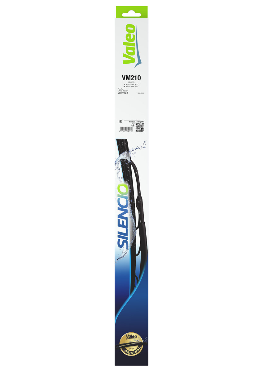 VALEO Wischblatt SILENCIO CONVENTIONAL SET 574273 vorne