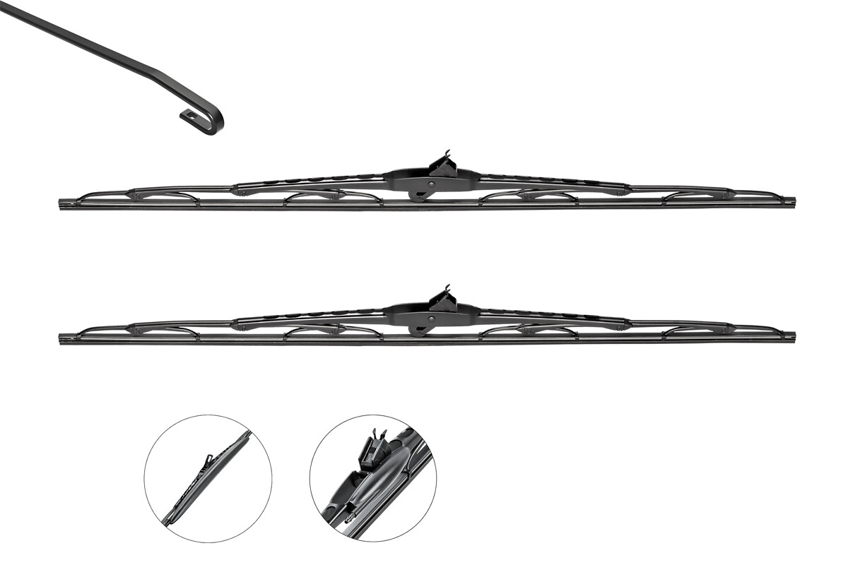 VALEO Wischblatt SILENCIO CONVENTIONAL SET 574277 vorne für LANCIA