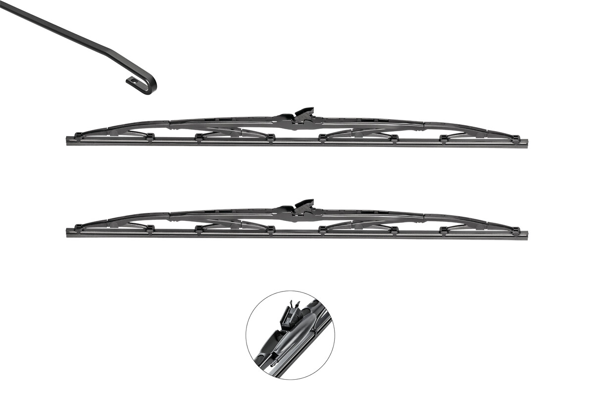 VALEO Wischblatt SILENCIO CONVENTIONAL SET 574283 vorne