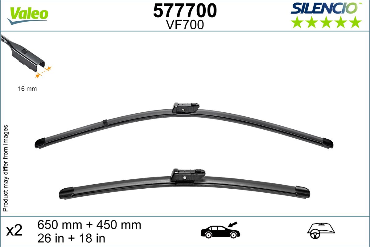 VALEO Wischblatt 577700 vorne für KIA