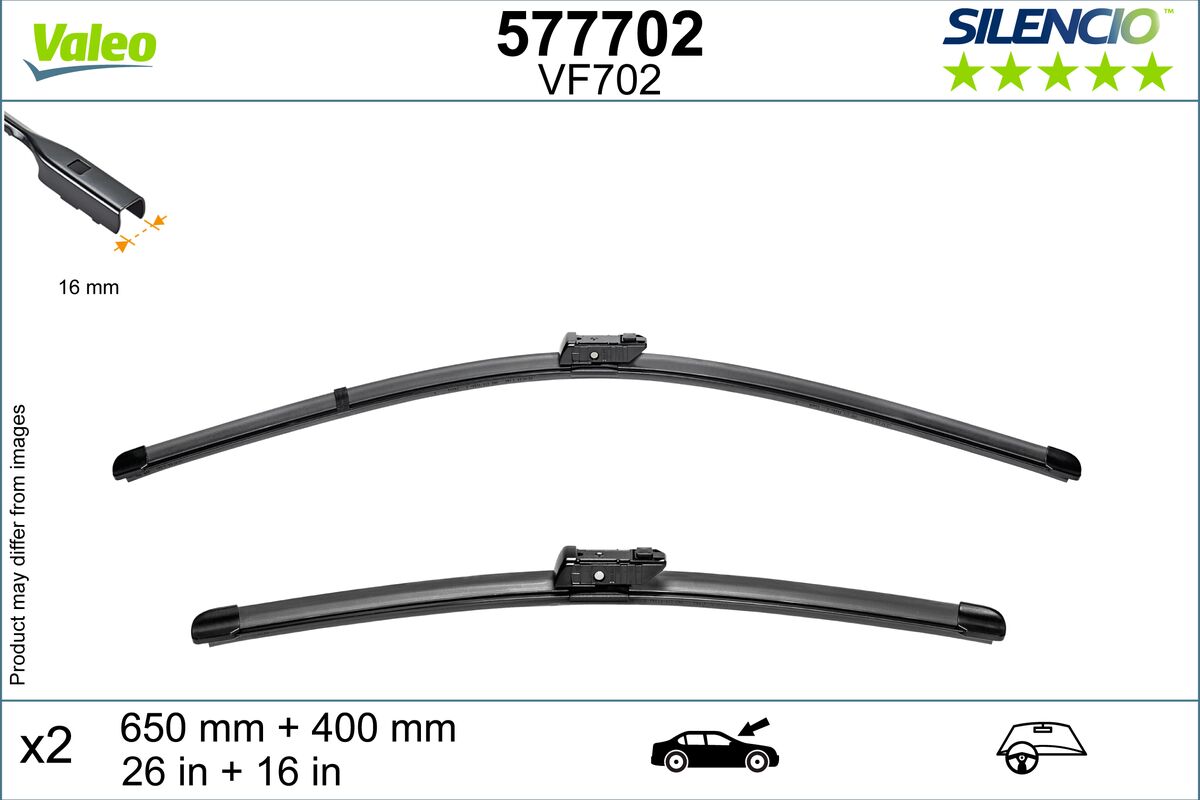VALEO Wischblatt 577702 vorne für KIA