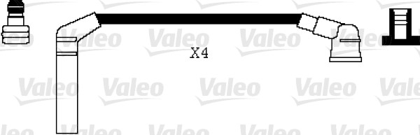 VALEO Zündleitungssatz 346006 für HYUNDAI
