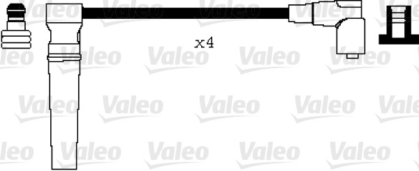VALEO Zündleitungssatz 346038 für DAEWOO