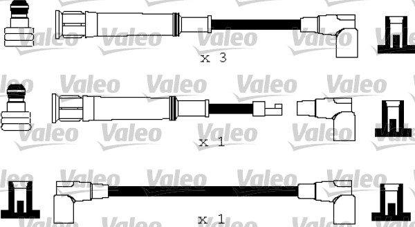 VALEO Zündleitungssatz 346173 für BMW