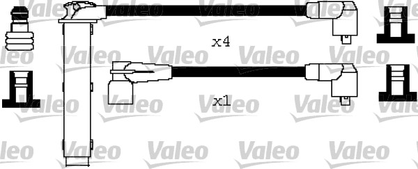 VALEO Zündleitungssatz 346237 für LAND ROVER