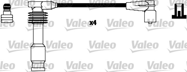 VALEO Zündleitungssatz 346294 für Vaughall Opel DAEWOO