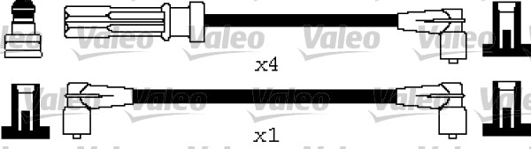 VALEO Zündleitungssatz 346306 für Volvo