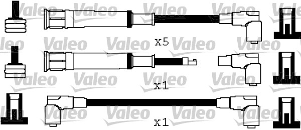 VALEO Zündleitungssatz 346377 für BMW