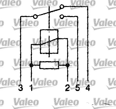 VALEO Relais, Arbeitsstrom 643818 für Citroën Peugeot VW Fiat