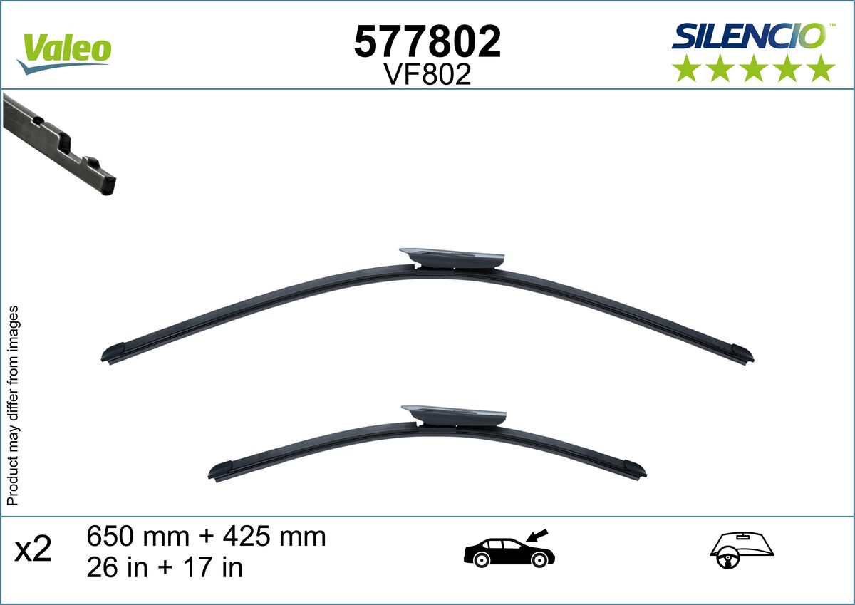VALEO Wischblatt 577802 vorne für BMW