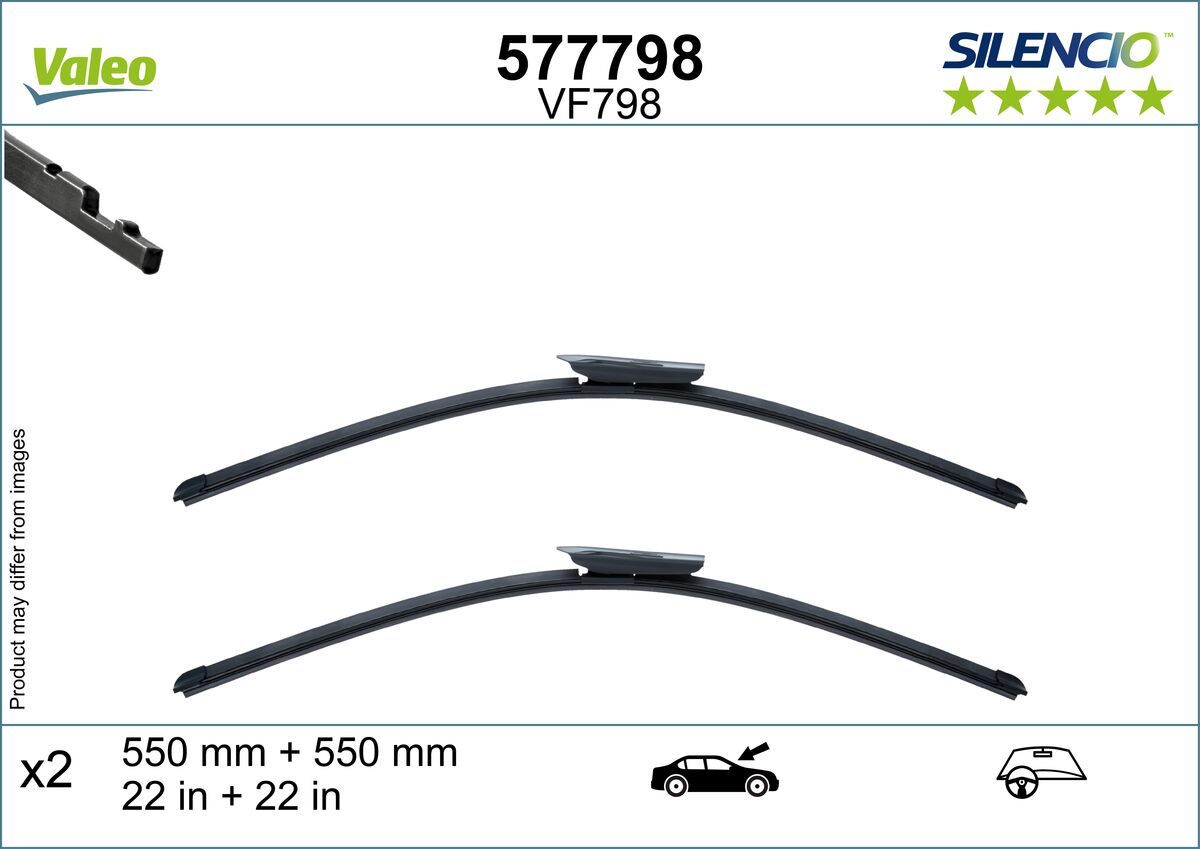 VALEO Wischblatt 577798 vorne für Mercedes