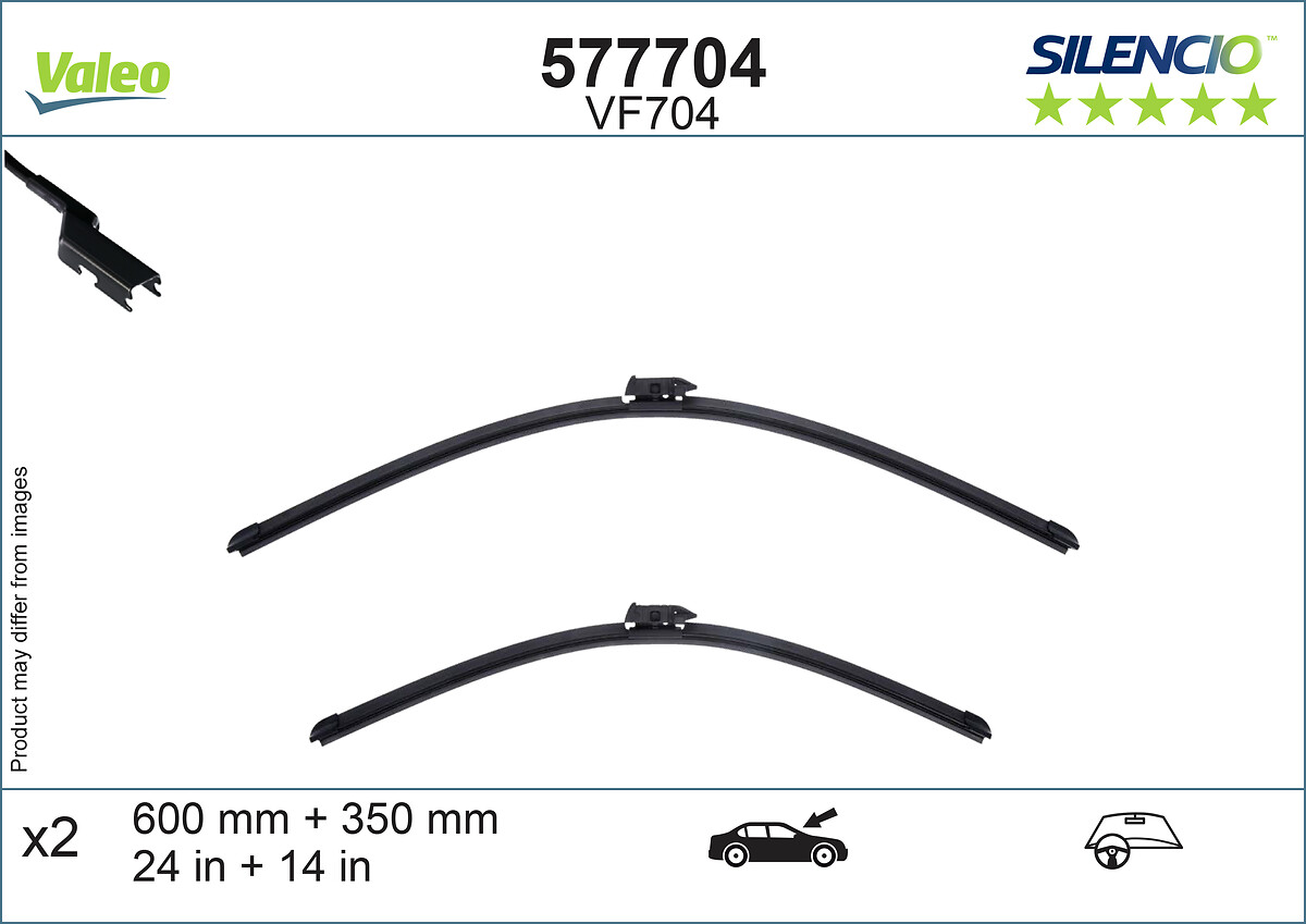 VALEO Wischblatt 577704 vorne für MG