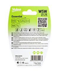 VALEO Gl�hlampe, Blink-/Begrenzungsleuchte "ESSENTIAL", Art.-Nr. 032116
