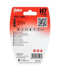 VALEO Glhlampe, Abbiegescheinwerfer "+50% LIGHT", Art.-Nr. 032518