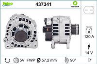 VALEO Generator "VALEO RE-GEN REMANUFACTURED", Art.-Nr. 437341