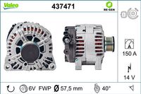 VALEO Generator "VALEO RE-GEN REMANUFACTURED", Art.-Nr. 437471