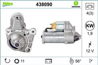 VALEO Starter "VALEO ORIGINS NEW", Art.-Nr. 438090